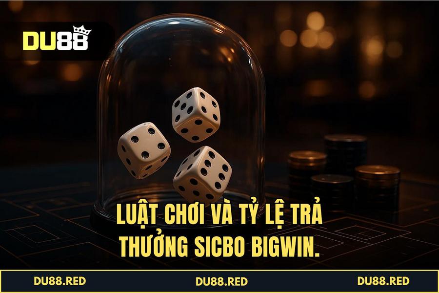Luật chơi 'Sicbo BigWin' chi tiết và các cửa đặt cược tỷ lệ ăn cao nhất
